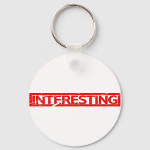 Porte-clés Timbre intéressant