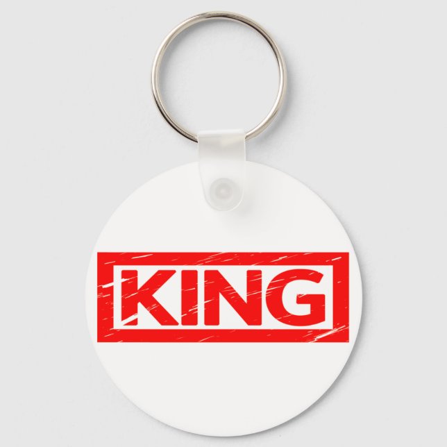 Porte-clés Timbre King (Recto)