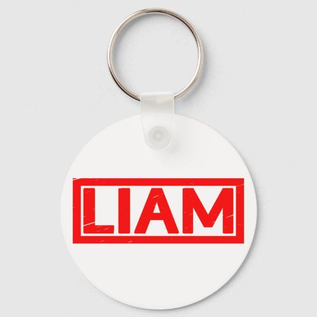 Porte-clés Timbre Liam (Recto)