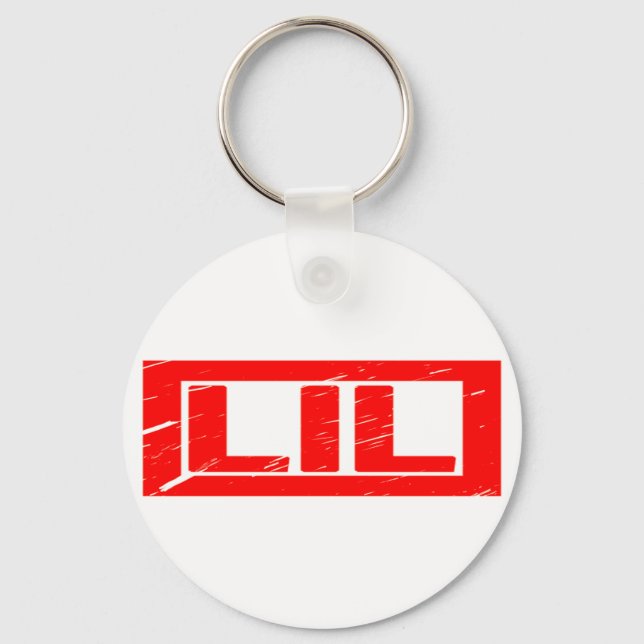 Porte-clés Timbre Lil (Recto)