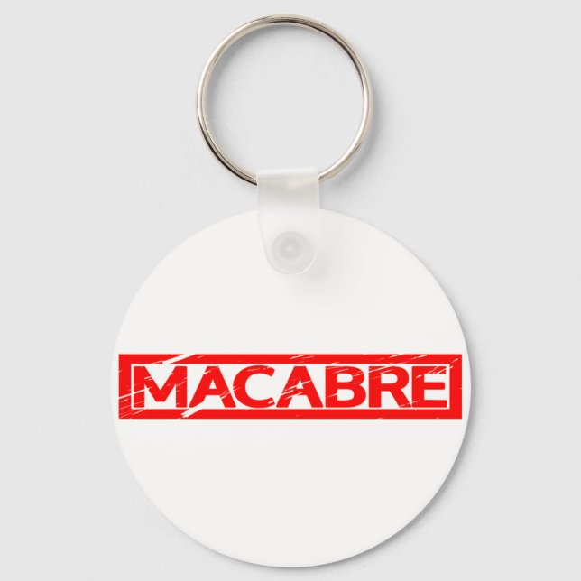 Porte-clés Timbre Macabre (Recto)