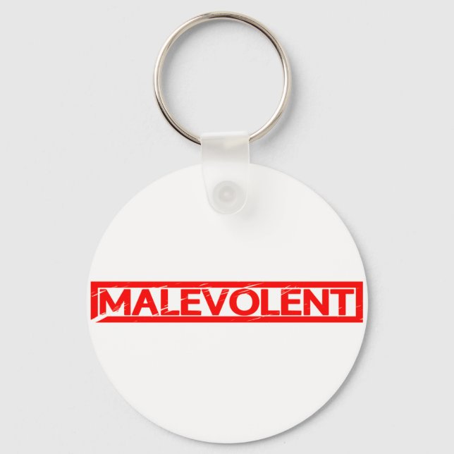 Porte-clés Timbre malveillant (Recto)