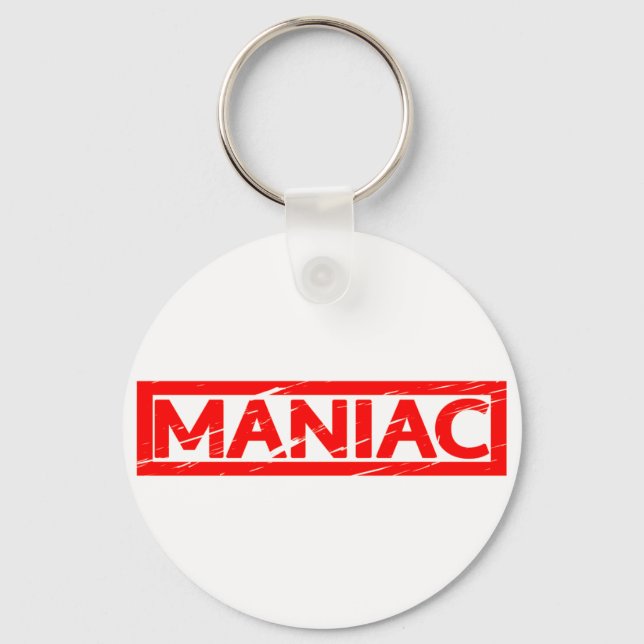 Porte-clés Timbre Maniac (Recto)