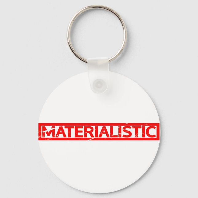 Porte-clés Timbre matérialiste (Recto)