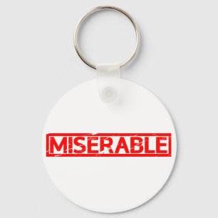 Porte-clés Timbre misérable