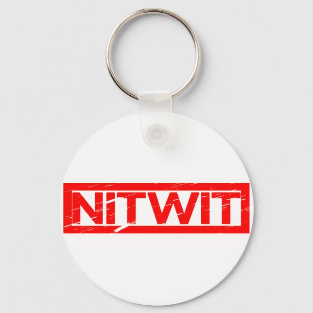 Porte-clés Timbre Nitwit (Recto)