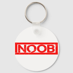 Porte-clés Timbre Noob