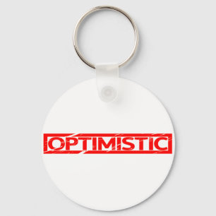 Porte-clés Timbre optimiste
