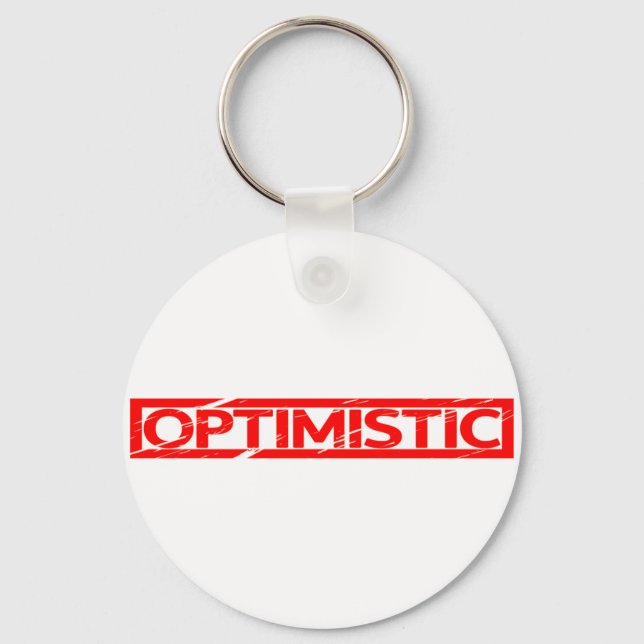 Porte-clés Timbre optimiste (Recto)