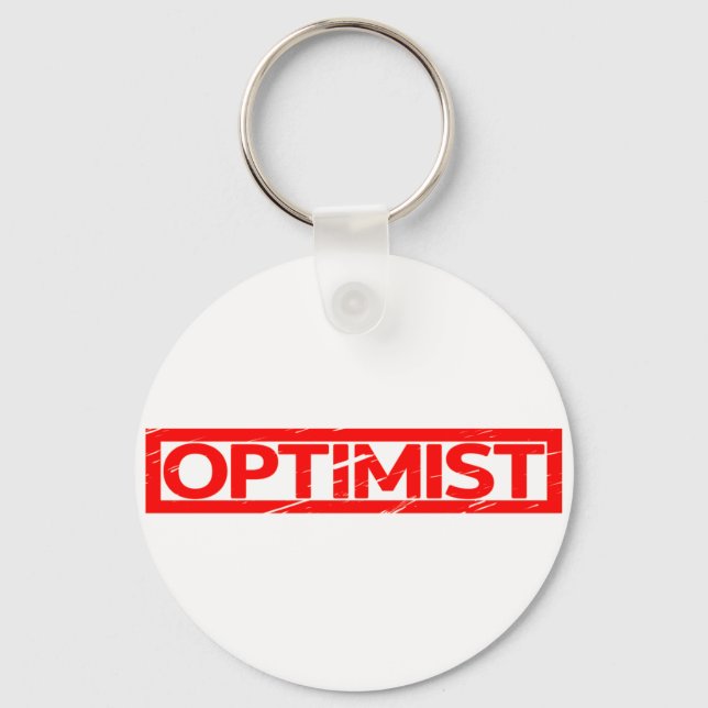 Porte-clés Timbre optimiste (Recto)
