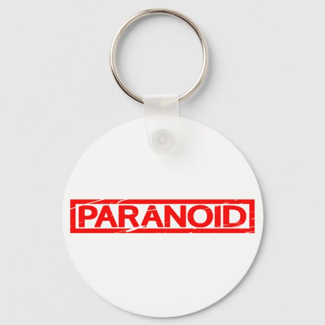Porte-clés Timbre paranoïaque (Recto)