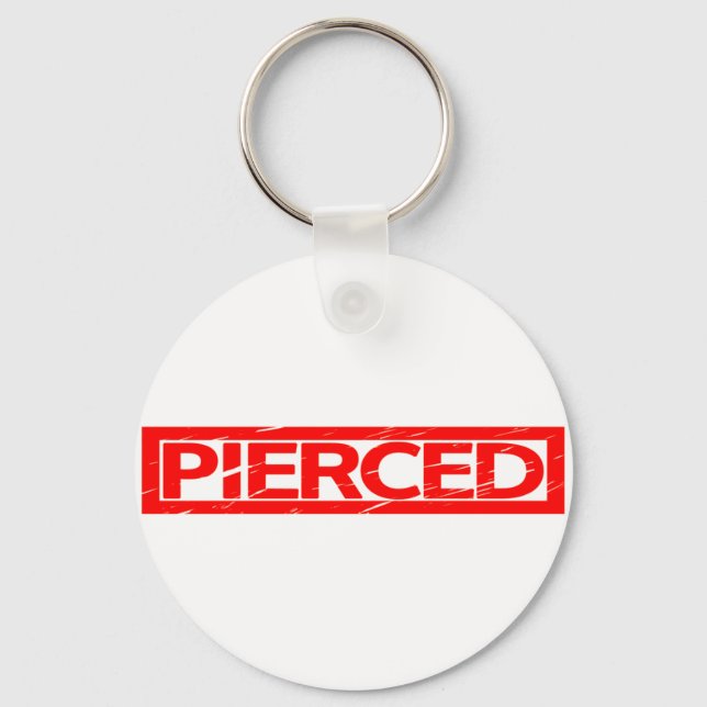Porte-clés Timbre percé (Recto)