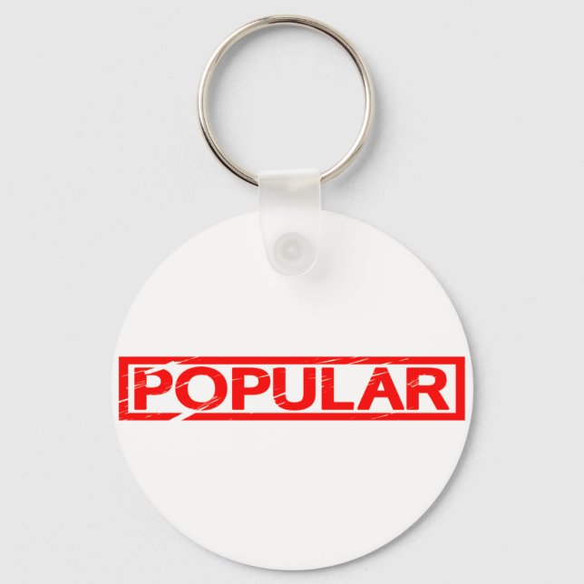 Porte-clés Timbre populaire (Recto)