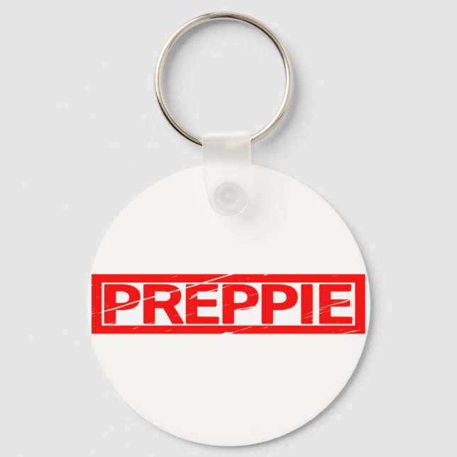 Porte-clés Timbre Preppie (Recto)