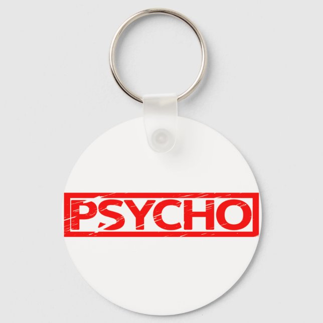 Porte-clés Timbre Psycho (Recto)