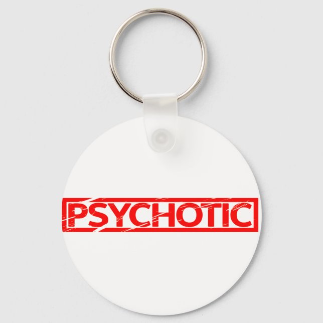 Porte-clés Timbre Psychotique (Recto)