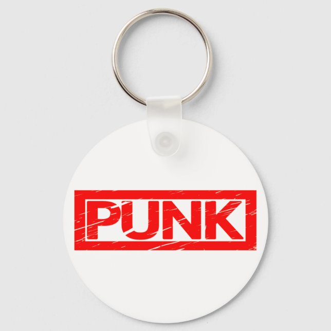 Porte-clés Timbre Punk (Recto)