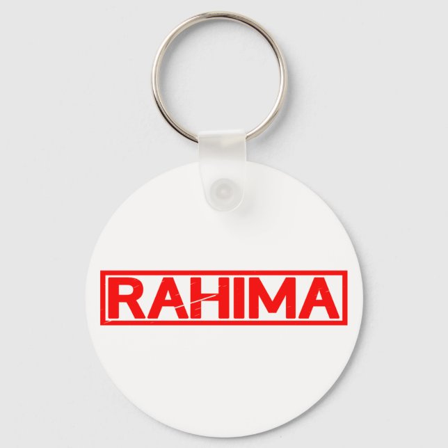 Porte-clés Timbre Rahima (Recto)