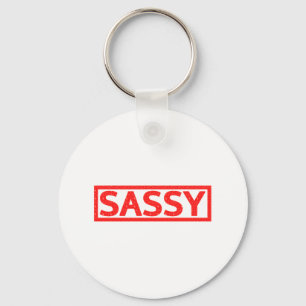 Porte-clés Timbre Sassy