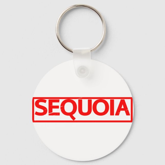 Porte-clés Timbre Sequoia (Recto)