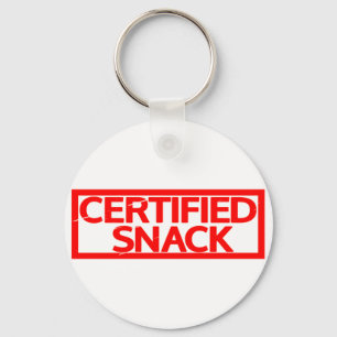 Porte-clés Timbre Snack Certifié