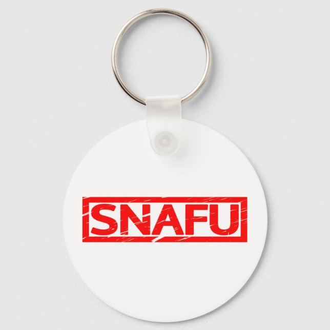 Porte-clés Timbre Snafu (Recto)