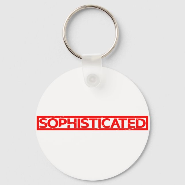 Porte-clés Timbre sophistiqué (Recto)