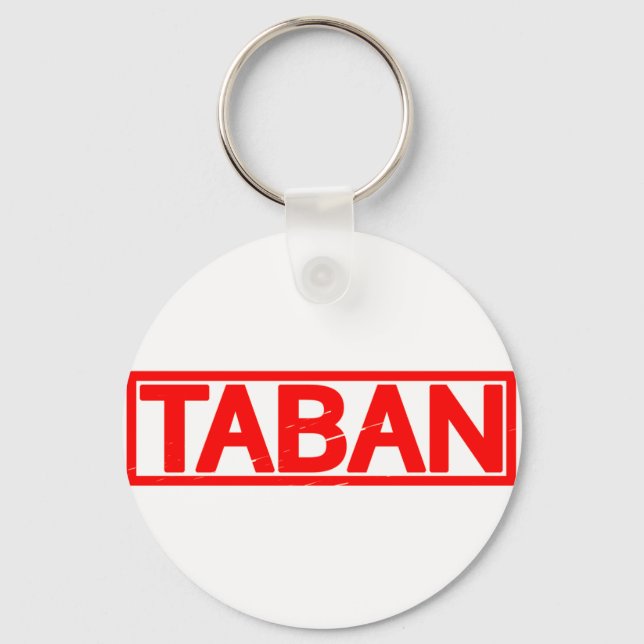 Porte-clés Timbre Taban (Recto)