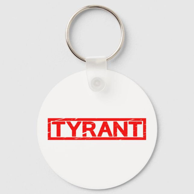 Porte-clés Timbre tyran (Recto)