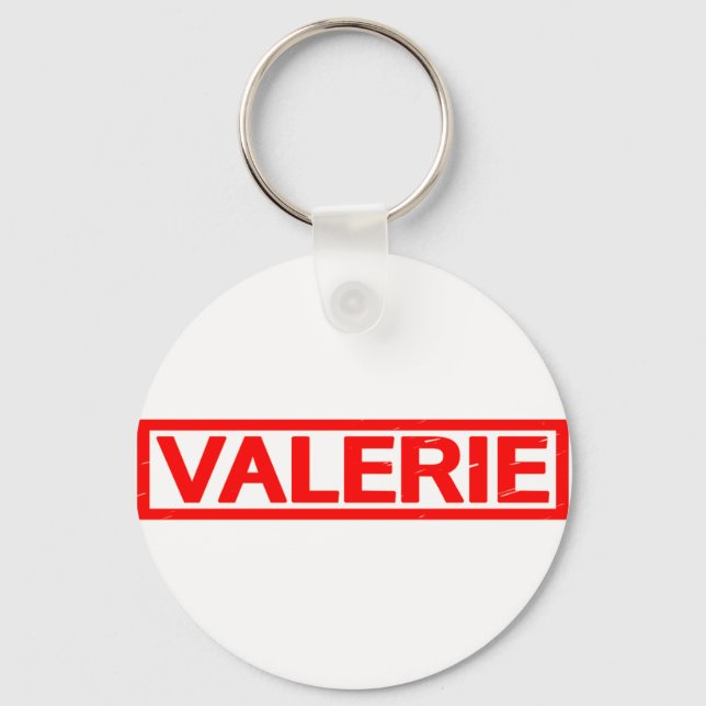 Porte-clés Timbre Valerie (Recto)