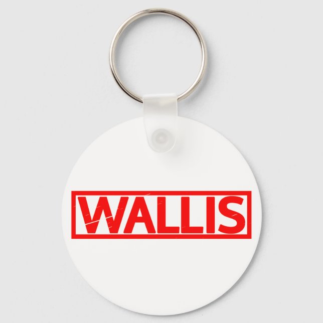 Porte-clés Timbre Wallis (Recto)