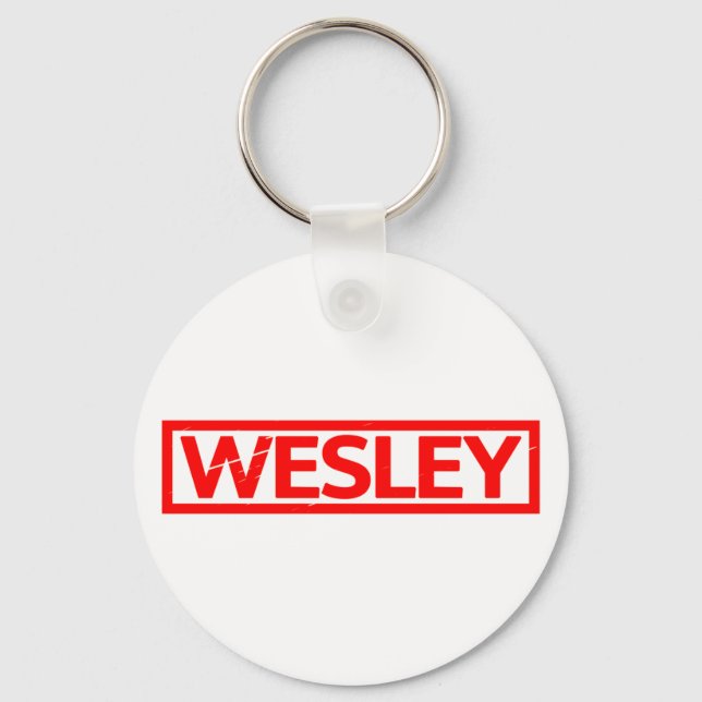 Porte-clés Timbre Wesley (Recto)