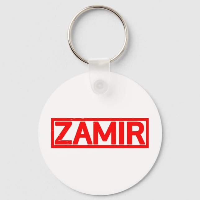 Porte-clés Timbre Zamir (Recto)