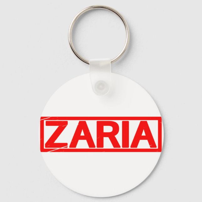 Porte-clés Timbre Zaria (Recto)