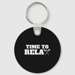 Porte-clés Time The Relax Lacrosse Shirt Pour Lacrosse Player