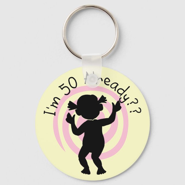 Porte-clés Time Warp 50 T-shirts et cadeaux (Recto)