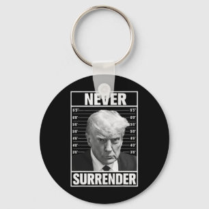 Porte-clés Tir de Mug - Tir de Mug de Donald Trump - Ne jamai