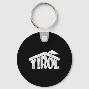 Porte-clés Tirol Autriche Alpes Ski Paradis Neige Hut Souveni