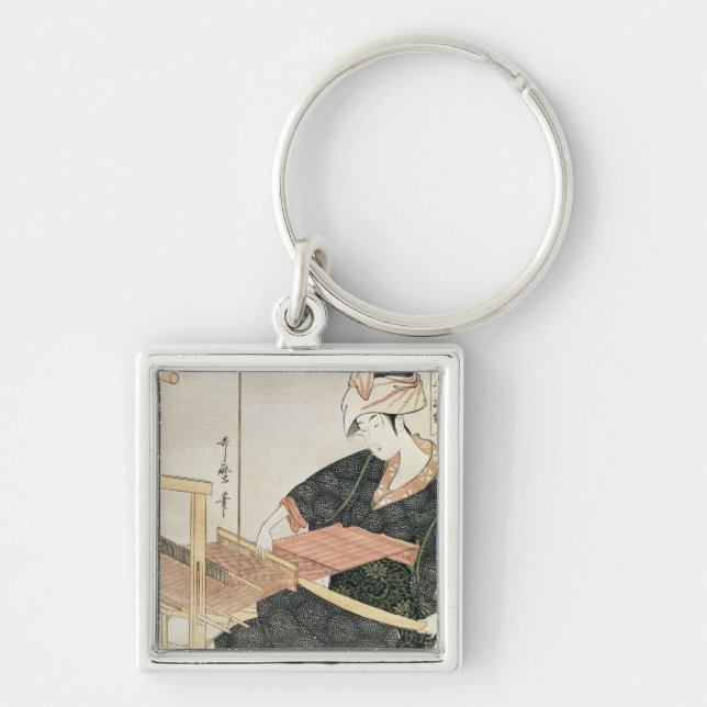 Porte-clés Tissage de femme (Devant)