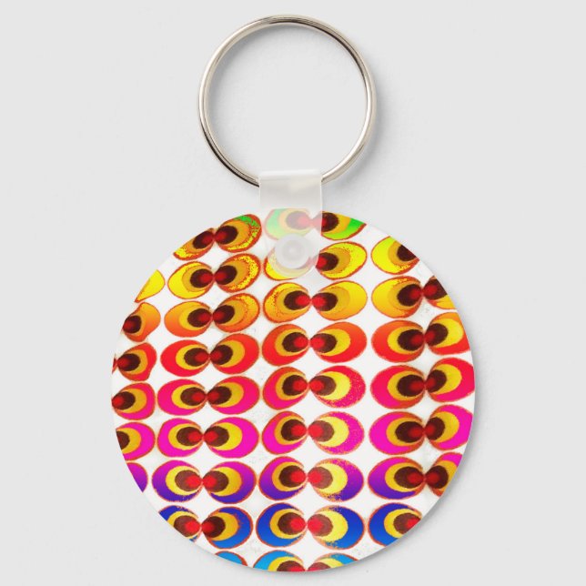 Porte-clés Tissu psychédélique (Recto)