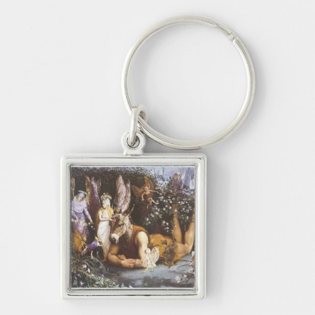 Porte-clés Titania et fond, songe d'une nuit d'été (Devant)