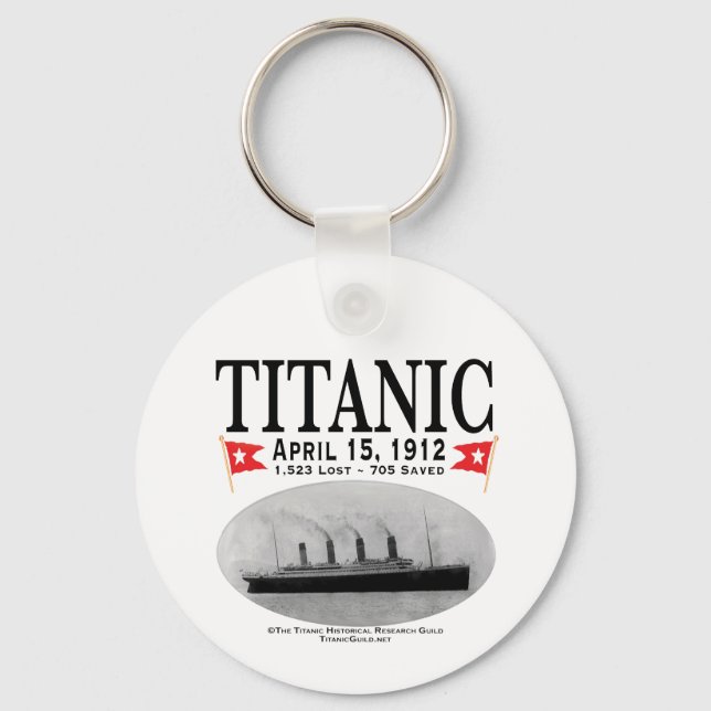 Porte-clés Titanic Ghost Ship Keychain (white) (Recto)