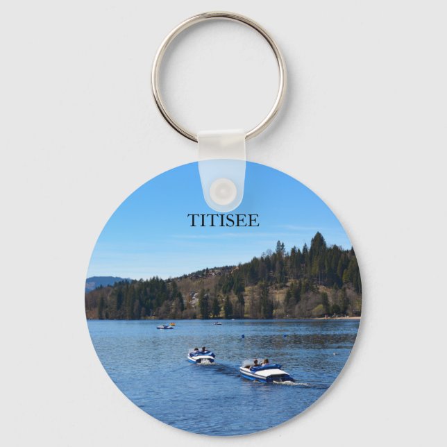 Porte-clés Titisee lake in the Black Forest      (Recto)