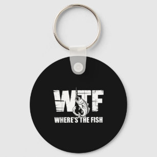 Porte-clés Tmdp Où Est Le Poisson Cadeaux Drôles De Pêche Pou