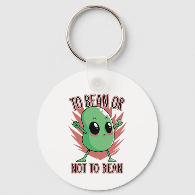 Porte-clés To bean or not to bean (Recto)