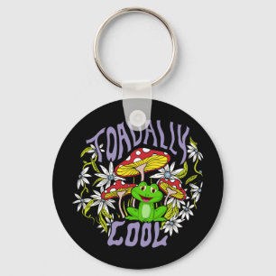 Porte-clés Toadadal Cool Colorful floral et la typographie de