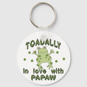 Porte-clés TOADALLY Love Papaw Frog