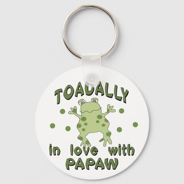 Porte-clés TOADALLY Love Papaw Frog (Recto)