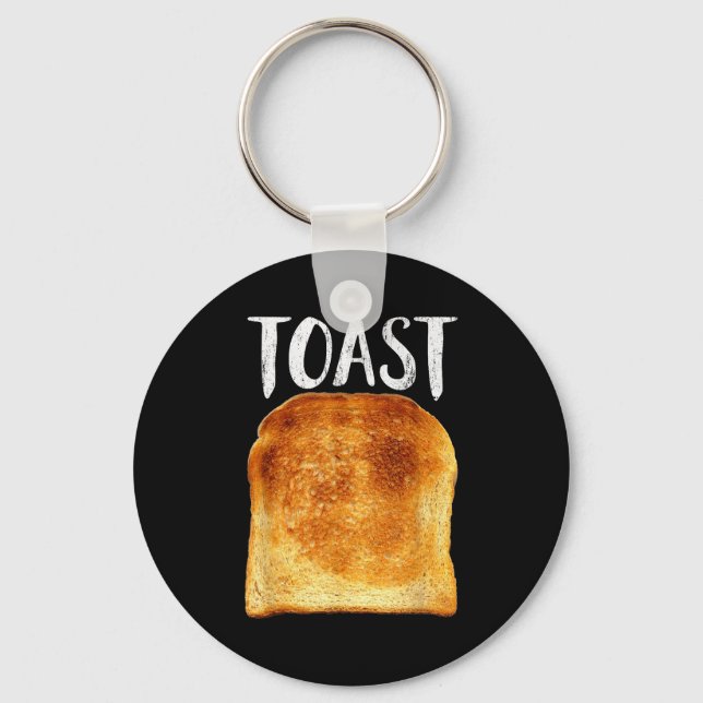Porte-clés Toast Costume Halloween Funny Bread Lover Christma (Recto)