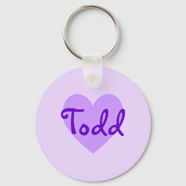 Porte-clés Todd en violet (Recto)